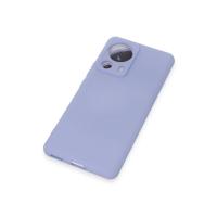 Newface Xiaomi Mi 13 Lite Kılıf Nano içi Kadife Silikon - Lila