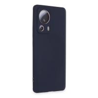 Newface Xiaomi Mi 13 Lite Kılıf Nano içi Kadife Silikon - Lacivert