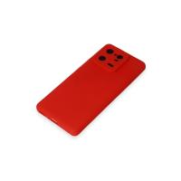 Newface Xiaomi Mi 13 Pro Kılıf Nano içi Kadife Silikon - Kırmızı