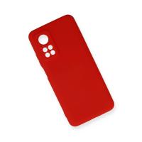 Newface Xiaomi Mi 10T Kılıf Nano içi Kadife Silikon - Kırmızı