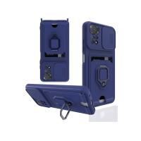 Newface Xiaomi Redmi Note 11 Pro Kılıf Zuma Kartvizitli Yüzüklü Silikon - Lacivert