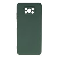 Newface Xiaomi Pocophone X3 Kılıf Nano içi Kadife Silikon - Koyu Yeşil