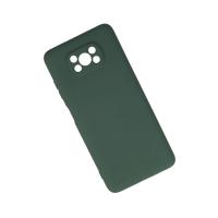 Newface Xiaomi Pocophone X3 Kılıf Nano içi Kadife Silikon - Koyu Yeşil