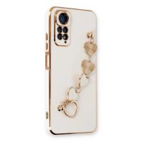 Newface Xiaomi Redmi Note 11 Kılıf Esila Silikon - Beyaz