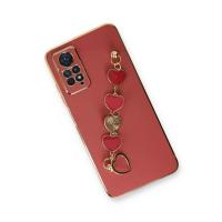 Newface Xiaomi Redmi Note 11 Pro Kılıf Esila Silikon - Kırmızı