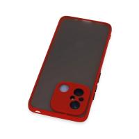 Newface Xiaomi Redmi 12C Kılıf Montreal Silikon Kapak - Kırmızı