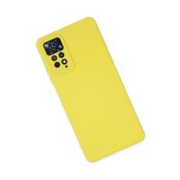 Newface Xiaomi Redmi Note 11 Pro Kılıf Nano içi Kadife Silikon - Sarı