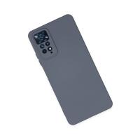 Newface Xiaomi Redmi Note 11 Pro Kılıf Nano içi Kadife Silikon - Gri