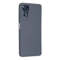 Newface Xiaomi Redmi Note 11 Pro Kılıf Nano içi Kadife Silikon - Gri