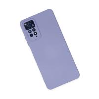 Newface Xiaomi Redmi Note 11 Pro Kılıf Nano içi Kadife Silikon - Lila