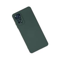 Newface Xiaomi Redmi Note 11 Pro Kılıf Nano içi Kadife Silikon - Koyu Yeşil