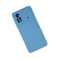 Newface Xiaomi Poco X4 Pro 5G Kılıf Nano içi Kadife Silikon - Mavi