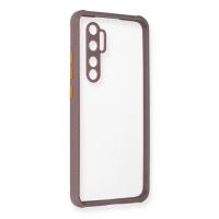 Newface Xiaomi Mi Note 10 Lite Kılıf Miami Şeffaf Silikon - Açık Mor