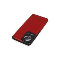 Newface Xiaomi Mi 13 Lite Kılıf Loop Deri Silikon - Kırmızı