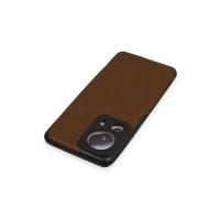 Newface Xiaomi Mi 13 Lite Kılıf Loop Deri Silikon - Kahverengi