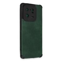 Newface Xiaomi Mi 13 Pro Kılıf Loop Deri Silikon - Yeşil