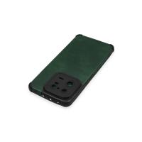 Newface Xiaomi Mi 13 Pro Kılıf Loop Deri Silikon - Yeşil