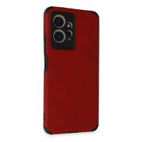 Newface Xiaomi Redmi Note 12 4G Kılıf Loop Deri Silikon - Kırmızı