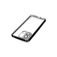 Newface Xiaomi Redmi 12C Kılıf Razer Lensli Silikon - Siyah