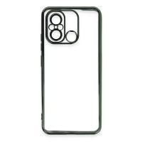 Newface Xiaomi Redmi 12C Kılıf Razer Lensli Silikon - Yeşil