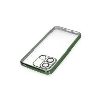 Newface Xiaomi Redmi 12C Kılıf Razer Lensli Silikon - Yeşil