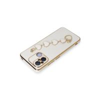 Newface Xiaomi Redmi 12C Kılıf Esila Silikon - Beyaz