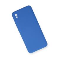 Newface Xiaomi Redmi 9A Kılıf Nano içi Kadife Silikon - Mavi
