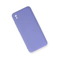 Newface Xiaomi Redmi 9A Kılıf Nano içi Kadife Silikon - Lila
