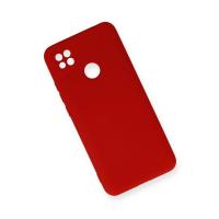 Newface Xiaomi Redmi 9C Kılıf Nano içi Kadife Silikon - Kırmızı