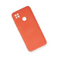 Newface Xiaomi Redmi 9C Kılıf Nano içi Kadife Silikon - Turuncu