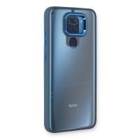 Newface Xiaomi Redmi Note 9 Kılıf Dora Kapak - Mavi