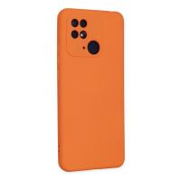 Newface Xiaomi Redmi 10C Kılıf Nano içi Kadife Silikon - Turuncu
