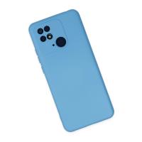 Newface Xiaomi Redmi 10C Kılıf Nano içi Kadife Silikon - Mavi