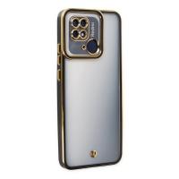 Newface Xiaomi Redmi 10C Kılıf Liva Lens Silikon - Siyah