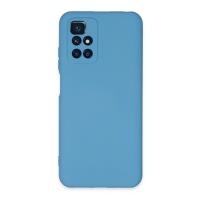 Newface Xiaomi Redmi 10 2022 Kılıf Nano içi Kadife Silikon - Mavi