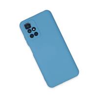 Newface Xiaomi Redmi 10 2022 Kılıf Nano içi Kadife Silikon - Mavi