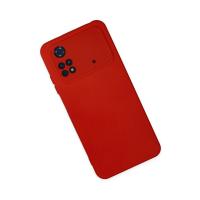 Newface Xiaomi Poco M4 Pro 4G Kılıf Nano içi Kadife Silikon - Kırmızı