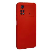 Newface Xiaomi Poco M4 Pro 4G Kılıf Nano içi Kadife Silikon - Kırmızı