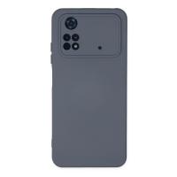 Newface Xiaomi Poco M4 Pro 4G Kılıf Nano içi Kadife Silikon - Gri