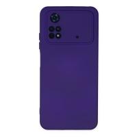 Newface Xiaomi Poco M4 Pro 4G Kılıf Nano içi Kadife Silikon - Mor