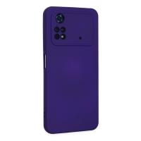 Newface Xiaomi Poco M4 Pro 4G Kılıf Nano içi Kadife Silikon - Mor