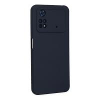 Newface Xiaomi Poco M4 Pro 4G Kılıf Nano içi Kadife Silikon - Lacivert