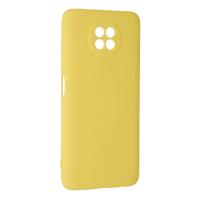 Newface Xiaomi Redmi Note 9 5G Kılıf Nano içi Kadife Silikon - Sarı