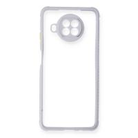 Newface Xiaomi Redmi Note 9 Pro 5G Kılıf Miami Şeffaf Silikon - Lila