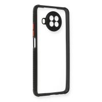 Newface Xiaomi Redmi Note 9 Pro 5G Kılıf Miami Şeffaf Silikon - Siyah