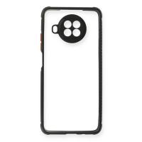 Newface Xiaomi Redmi Note 9 Pro 5G Kılıf Miami Şeffaf Silikon - Siyah