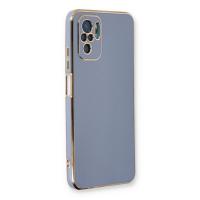 Newface Xiaomi Redmi Note 10 Kılıf Volet Silikon - Mavi