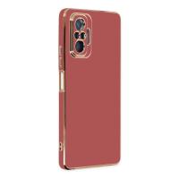 Newface Xiaomi Redmi Note 10 Pro Kılıf Volet Silikon - Kırmızı