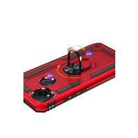 Newface Xiaomi Redmi 9C Kılıf Sofya Yüzüklü Silikon Kapak - Gümüş