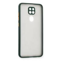 Newface Xiaomi Redmi Note 9 Kılıf Montreal Silikon Kapak - Yeşil